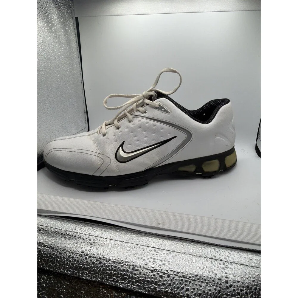 Nike Air Max Rejuvenate Golf Shoes Men’s Size 13 White Black 317476-101 Read